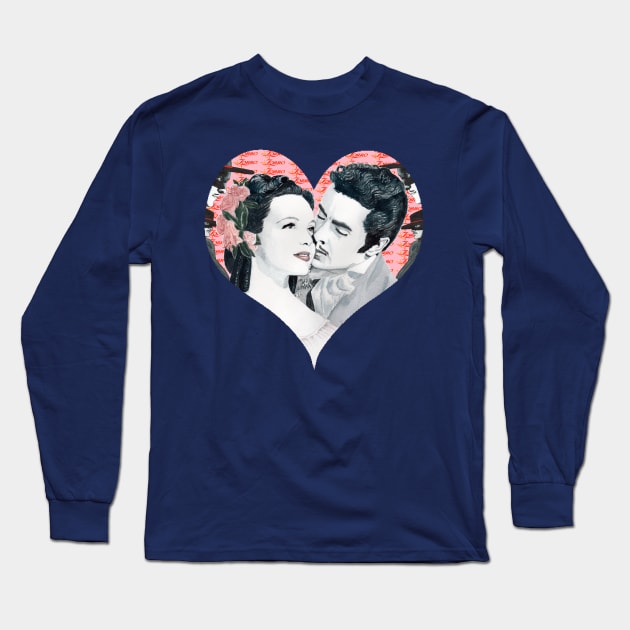 Valentines day Zorro fan art. Long Sleeve T-Shirt by Indigenous Bert